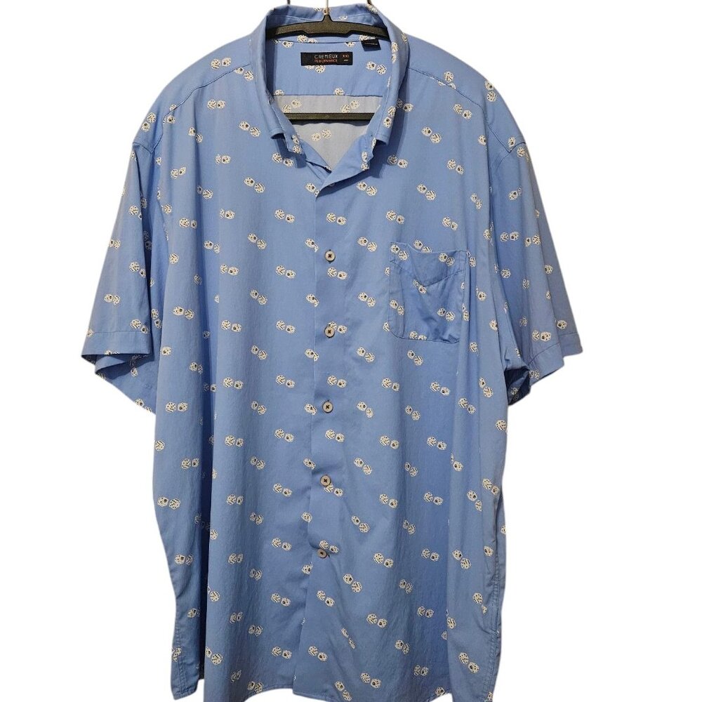 Daniel Cremieux Performance Shirt Mens XXLarge - Lucky Dice Gambler Casual